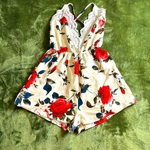 Medium Floral Romper